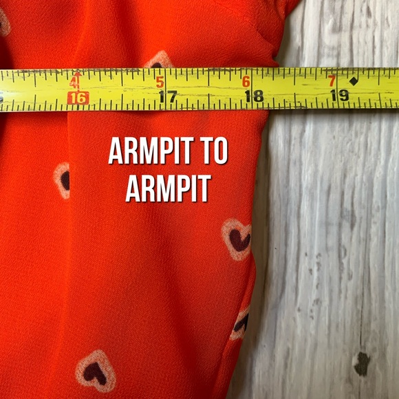 Maison Jules : flutter sleeve heart print dress - Picture 11 of 11